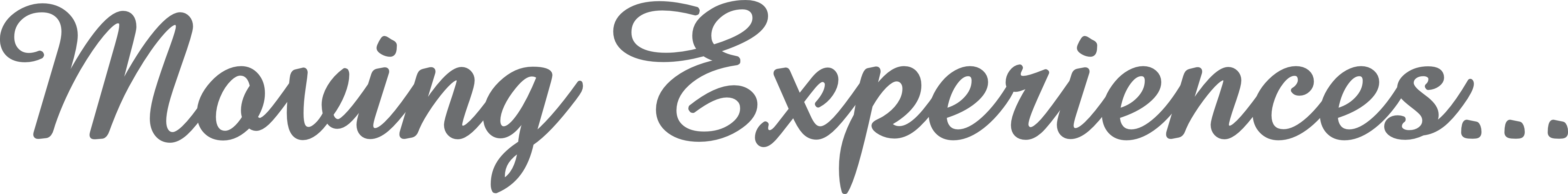 Moving Experiences