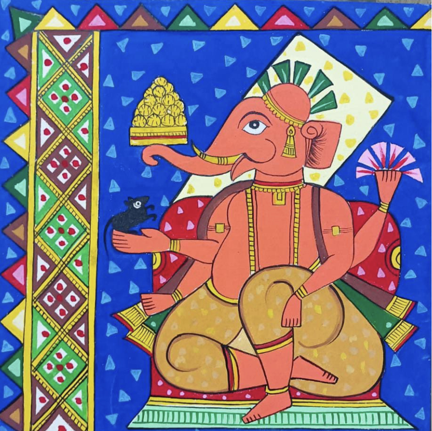Phad scroll painting